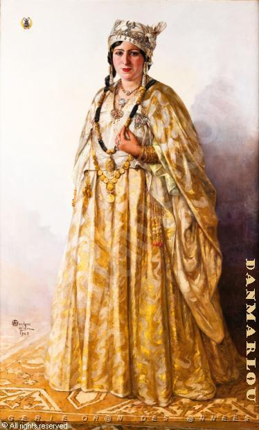 EMILE DECKERS (103).jpg - La marie algroise - Deckers - Alger - 1945 - huile sur toile